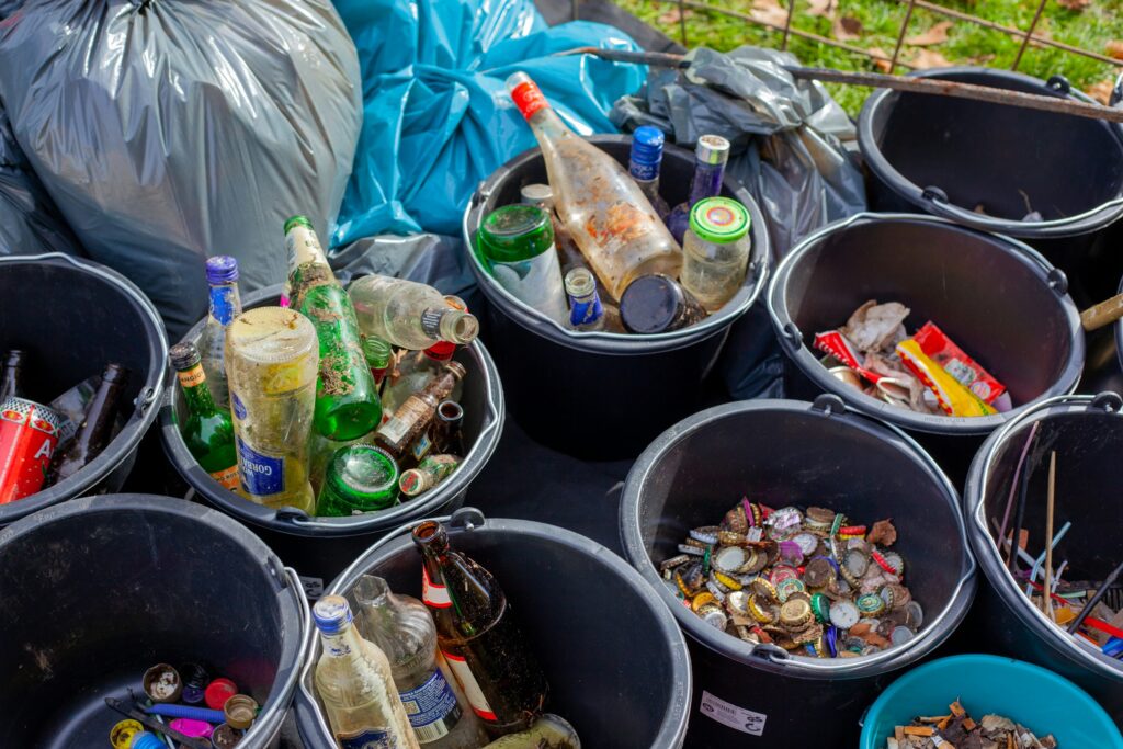 waste-to-value by recycling in cleanup action