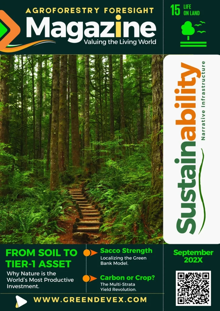 Agroforestry Foresight Magazine provides the data-backed storytelling that turns land restoration and regenerative farming into high-equity investment opportunities.