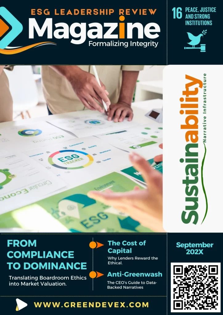 ESG Leadership Review Magazine equips the C-Suite with the narratives that turn ethical governance and risk mitigation into measurable market valuation.