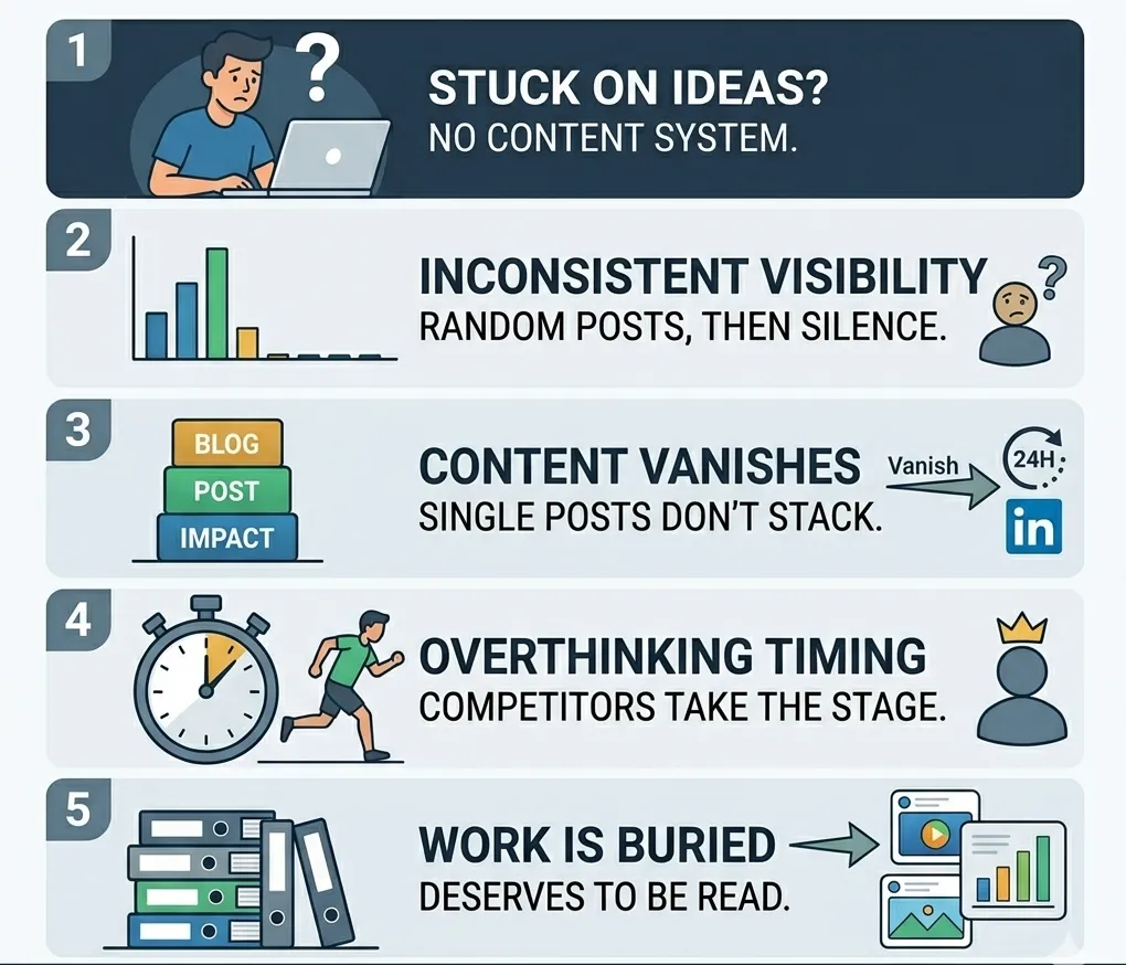 You already carry the expertise. GreenDeveX gives it a platform, a voice, and a compounding Brand Publishing system that turns your work into market authority in less than 12 months.