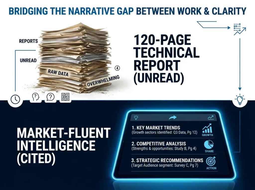 How Brand Publishing bridges the Narrative infrastructure gap between Work and Clarity