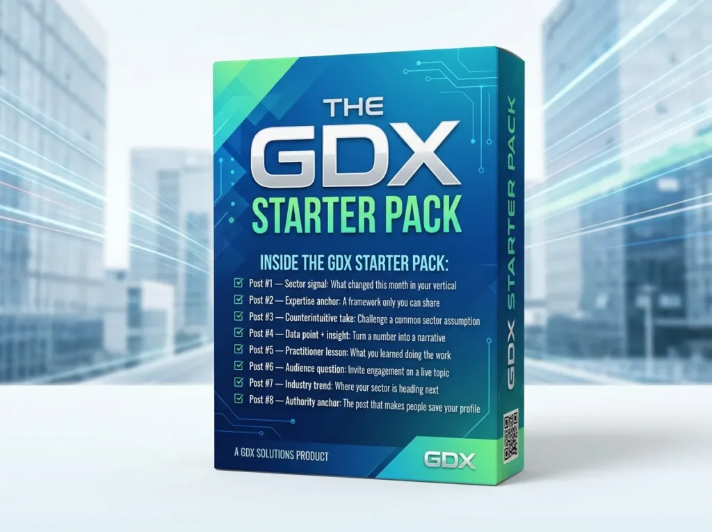 The GDX Starter Pack containing the content publishing framework