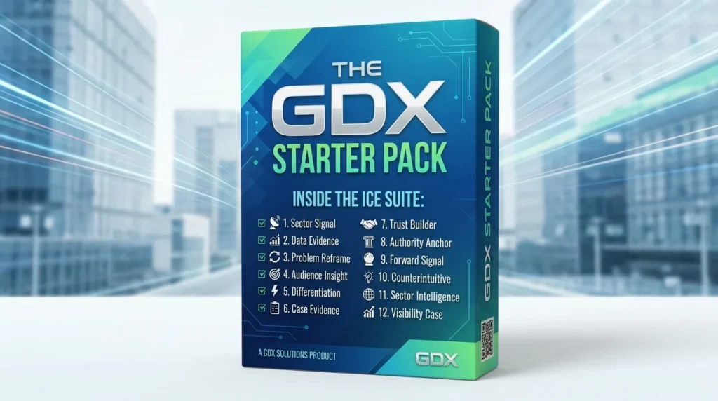 The GDX Starter Pack containing the entry-level content publishing framework