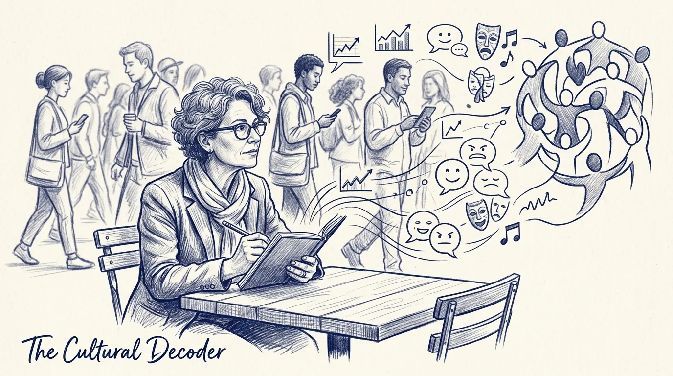The Cultural Decoder resolves cultural blindness by interpreting human behavior, explaining social dynamics, and translating the unwritten rules that govern how markets actually work.