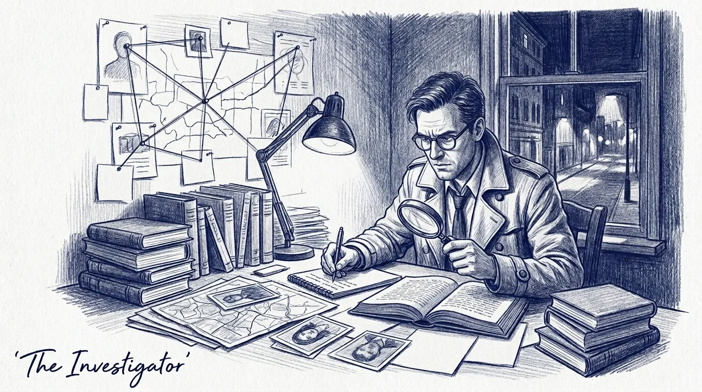 The Investigator archetype is built to resolve market opacity by surfacing hidden information, verifying claims, and building the transparency that trust requires.