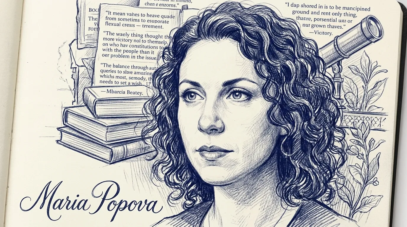 Maria Popova, the creator of Brain Pickings (now The Marginalian), is a definitive example of The Curator archetype in action.