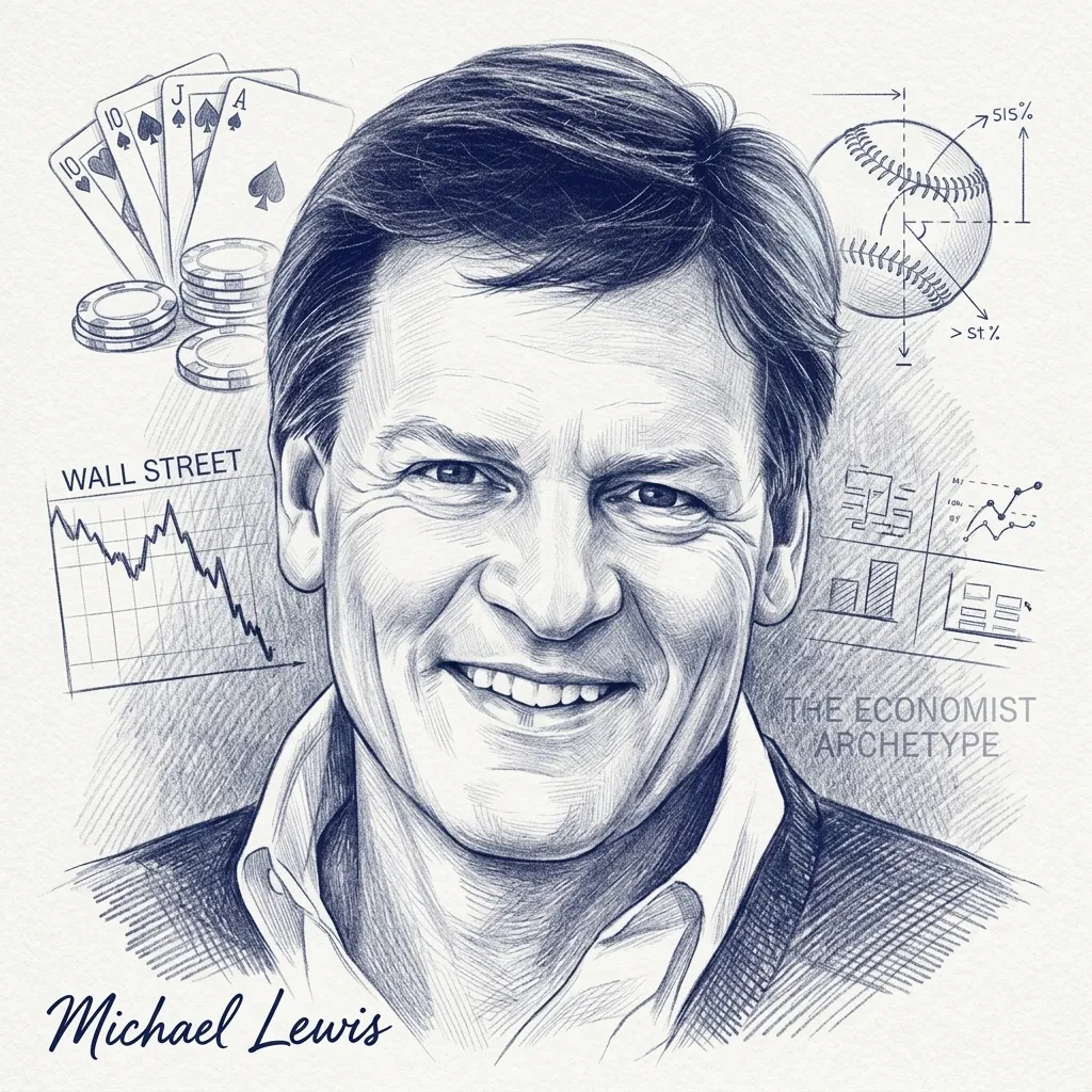 Michael Lewis, author of Liar's Poker, The Big Short, Moneyball, and The Undoing Project, is a definitive example of The Economist archetype in action.