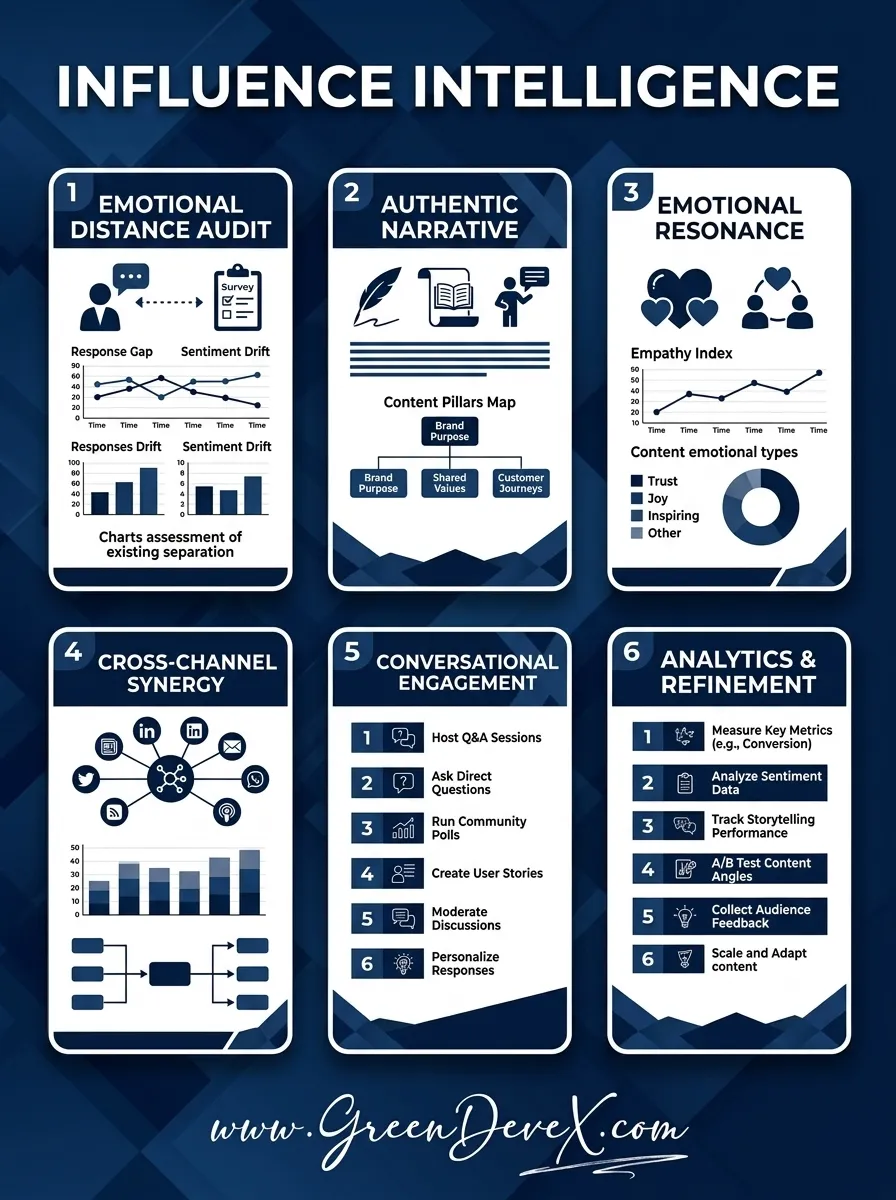 Influence Intelligence: Breaks through emotional distance and system isolation.