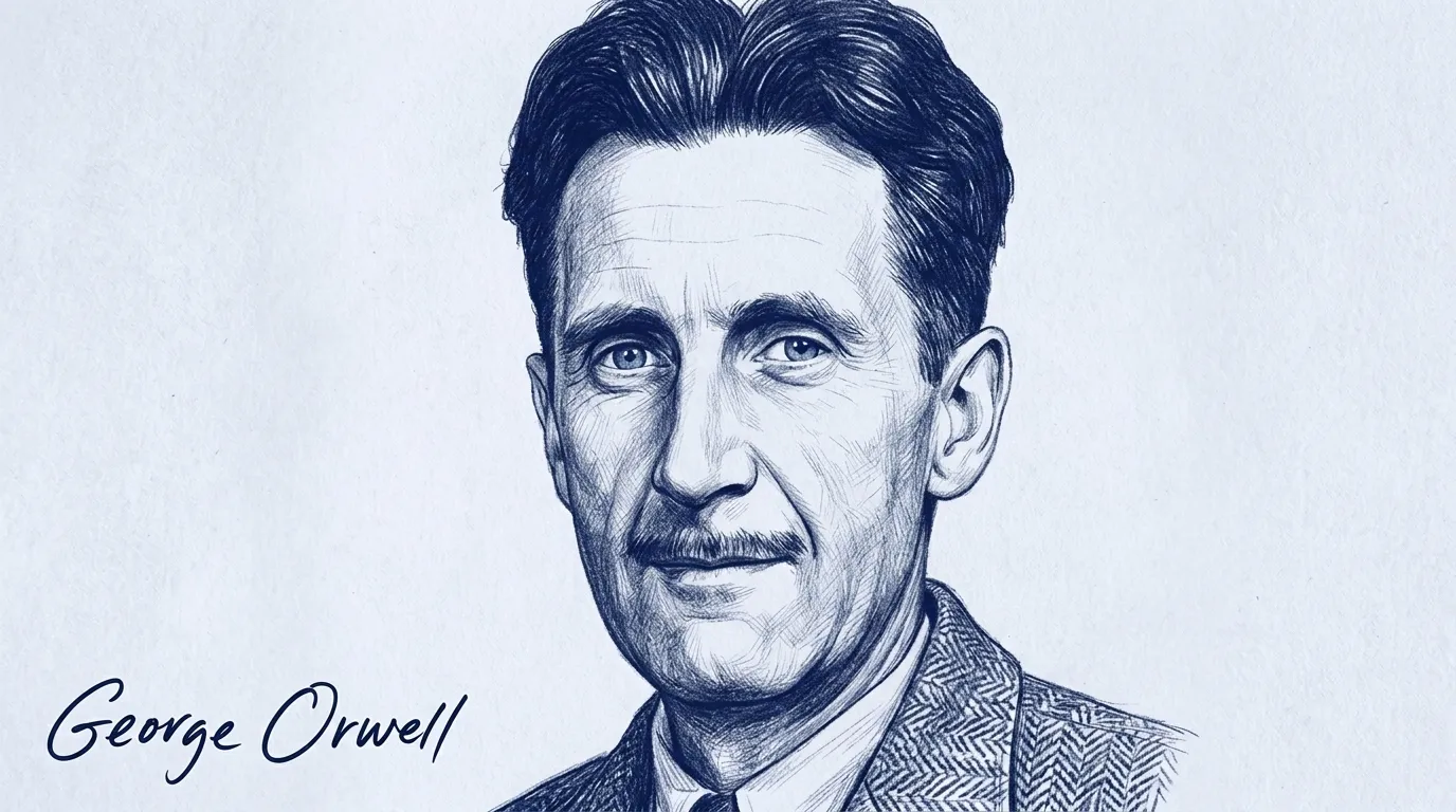 George Orwell (1903-1950), the essayist, novelist, and critic of totalitarianism, is a definitive example of The Antagonist archetype in action.