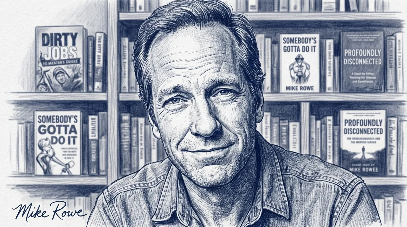 Mike Rowe, host of Dirty Jobs and Somebody's Gotta Do It, is a definitive example of The Field Guide archetype in action.