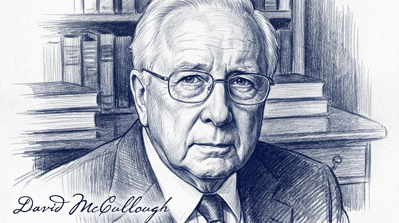David McCullough (1933-2022), the Pulitzer Prize-winning historian and author, is a definitive example of The Historian archetype in action.